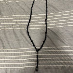 Skull 22” rosary style necklace